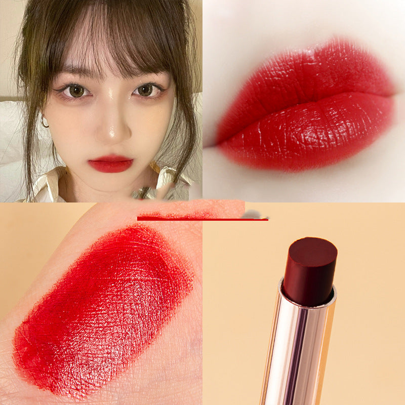 Moisturizing Lipstick - Semi-Matte Velvet Finish - 6 Colors
