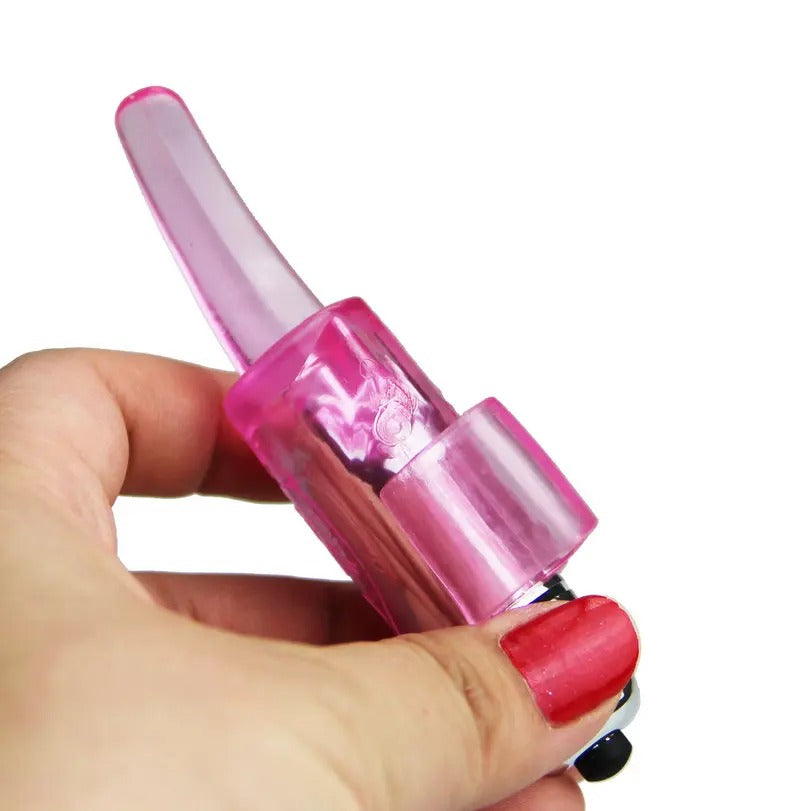 Handheld Tongue Shock Vibration Device for Wellness and Oral Care
