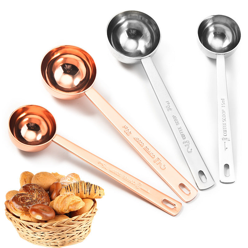 Stainless Steel Measuring Spoon Set for Baking & Tea - 15ml & 30ml Options