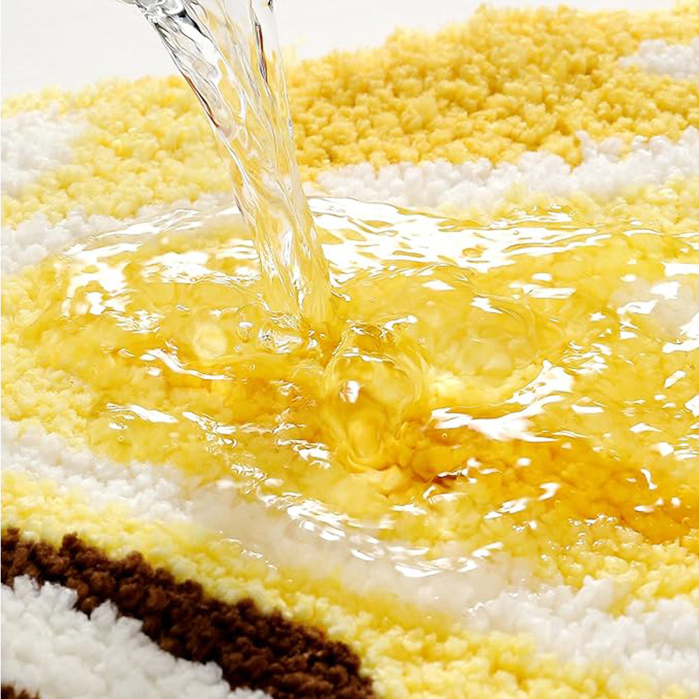 Lemon Fruit Bath Mat - Cute & Absorbent Bathroom Rug 17.7" x 31.5"