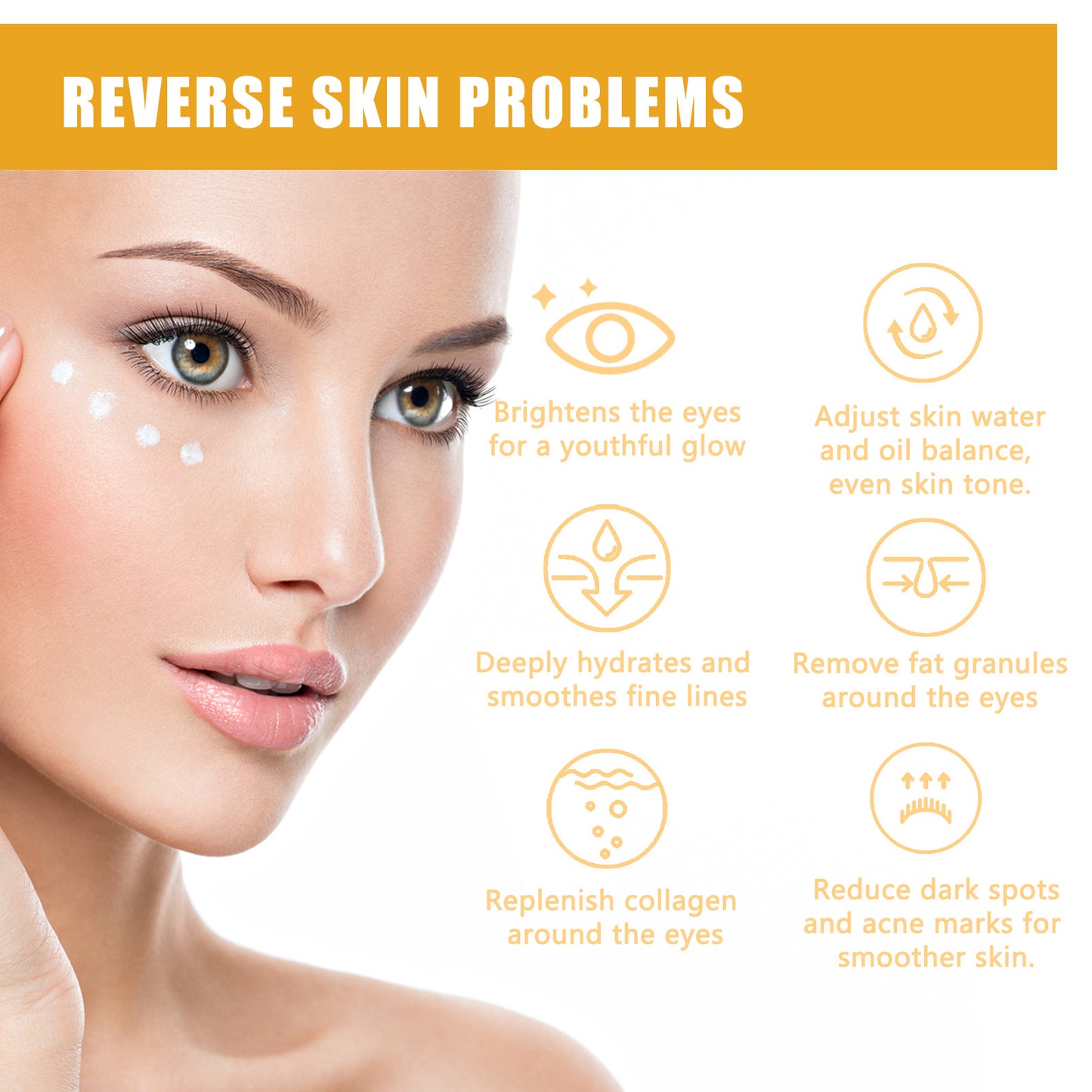 Rice Slurry Moisturizing Eye Cream - Anti-Wrinkle Skin Care