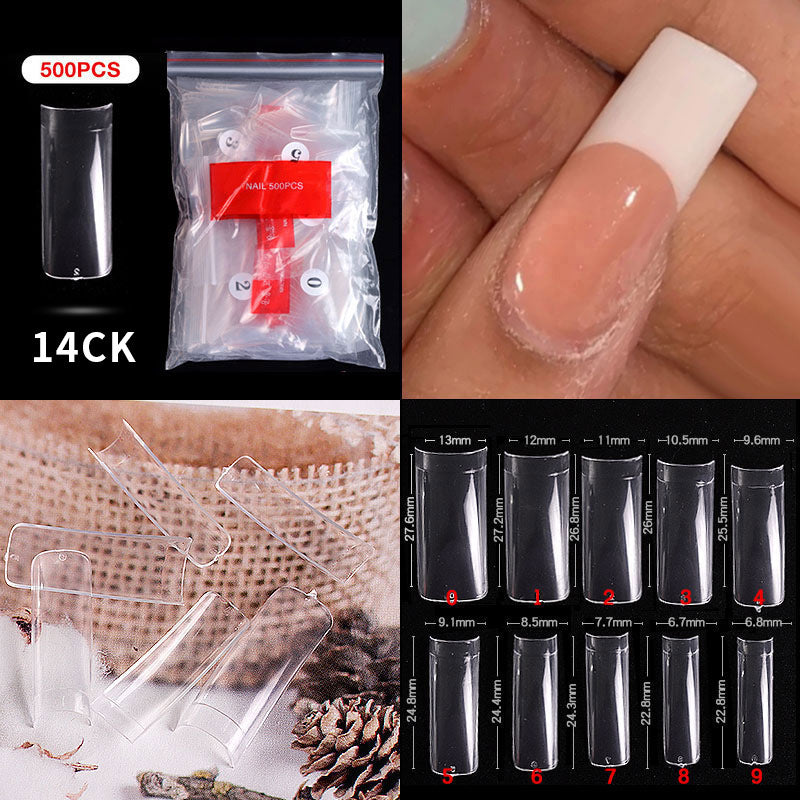 French Pointed Non-Marking Ballet Nail Art Tools - Transparent