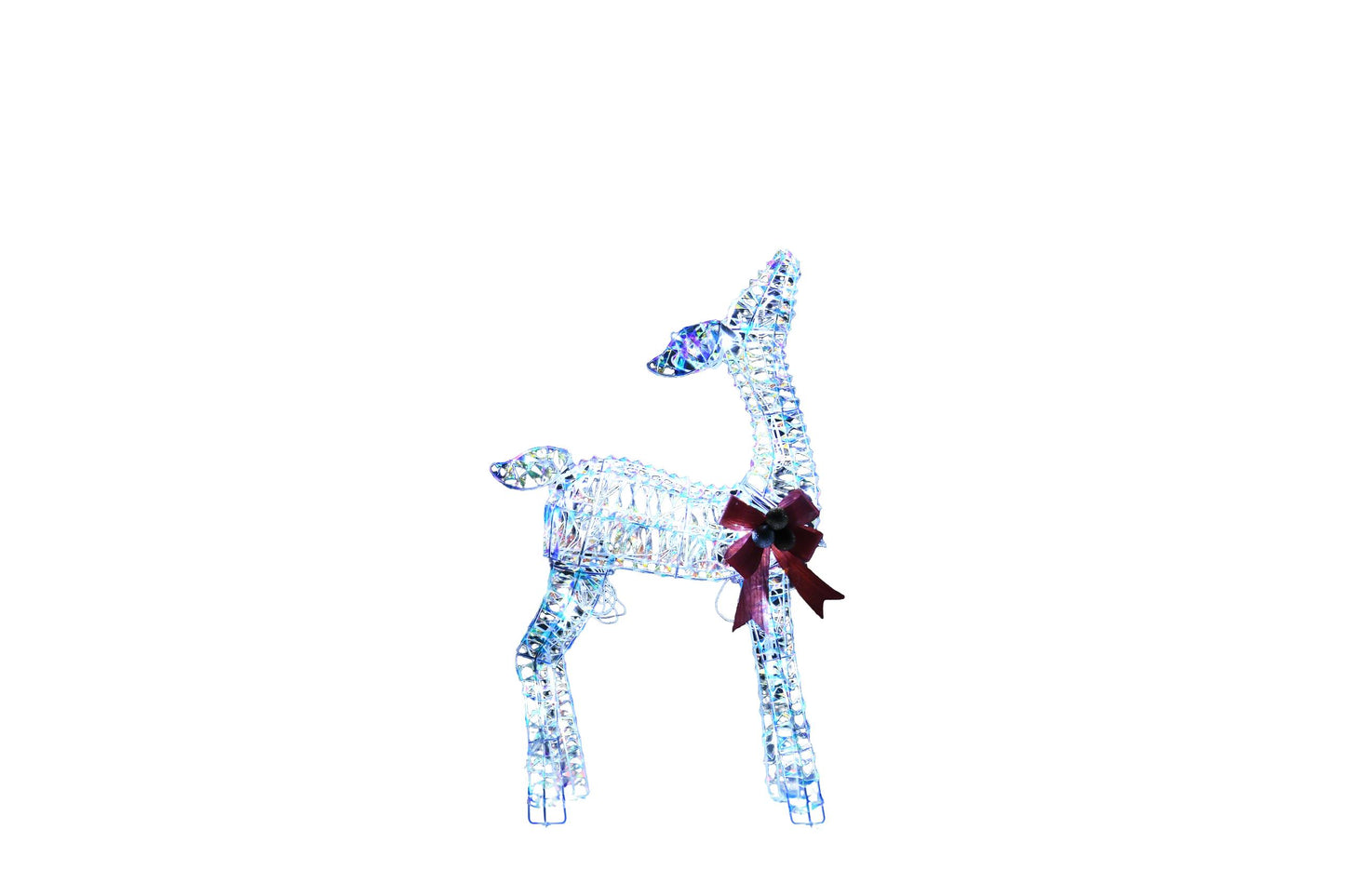 PVC Woven Reindeer Christmas Decoration Set - Indoor/Outdoor