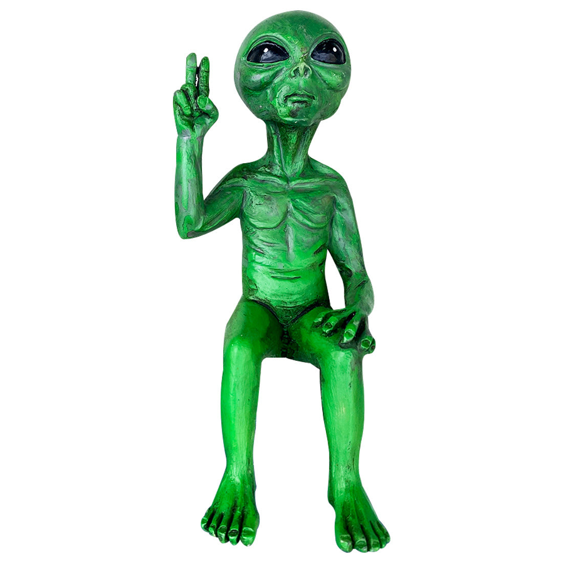 Resin Alien Statue Ornament Decoration for Home & Garden