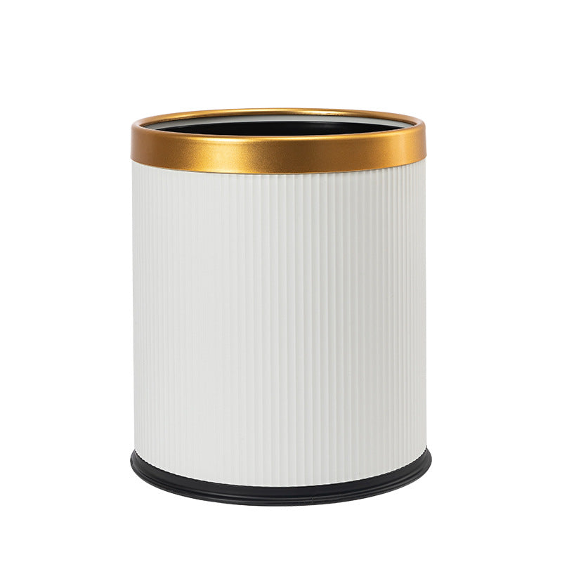 Uncovered Large Capacity Trash Can with Thickened Design for Home Kitchen