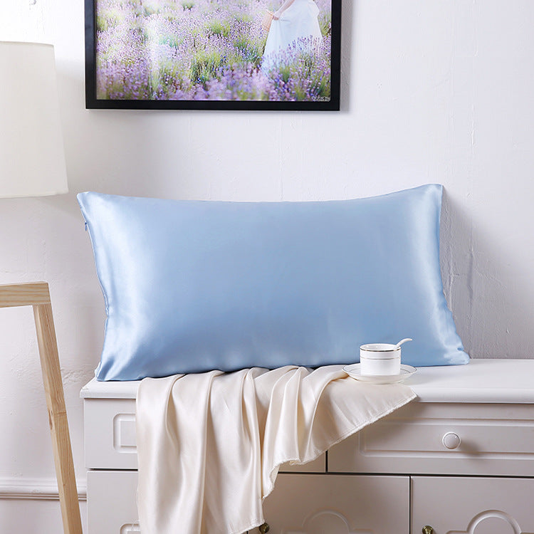Silk Pillowcase Double-Sided European Style 100% Mulberry Satin Home Decor
