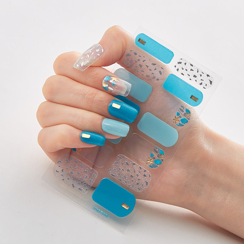 Laser Nail Polish Film Stickers Butterfly Pattern Nail Art Decals