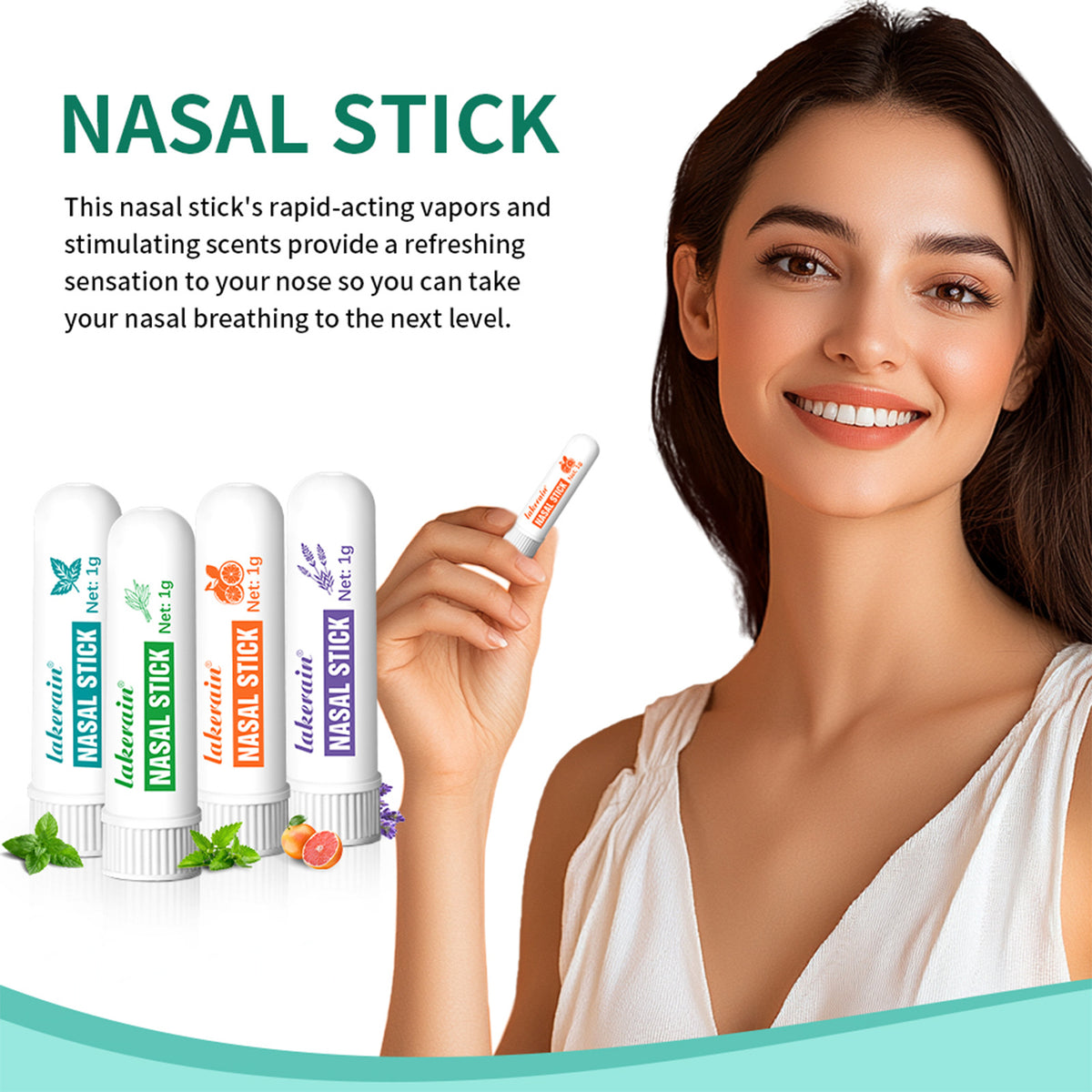 Mint Flavor Nose Spray Sticks