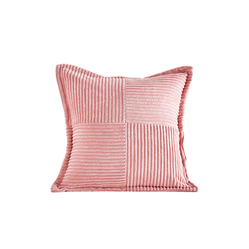Christmas Cushion Cover Solid Corduroy Stripe Home Decor Pillowcase