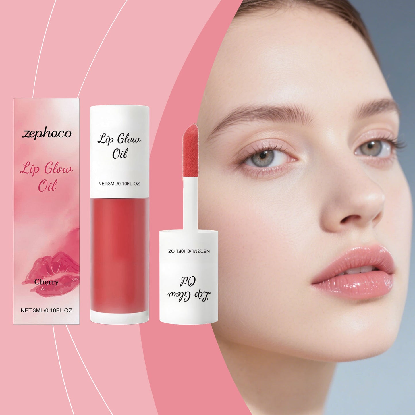 Moisturizing Cherry Lip Gloss Oil - 3ml Lip Makeup