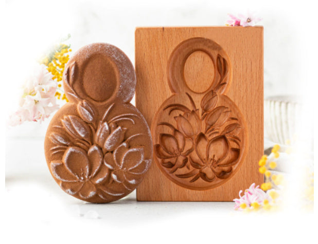 Cookie Cutter & Stamp Set for Baking - Provance Rose Style, Multiple Variants