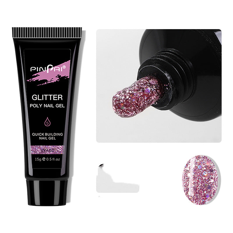 Nail Extension Glue with Sequin Gel - 15g