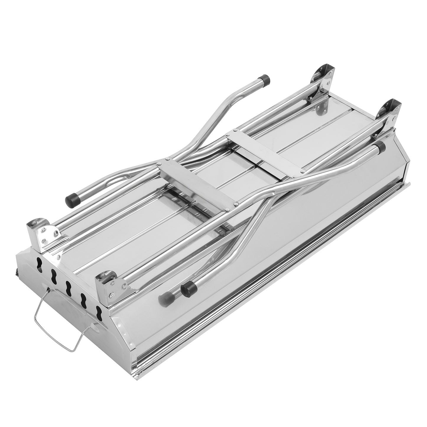 Portable Stainless Steel Barbecue Grill - 100x31x71cm