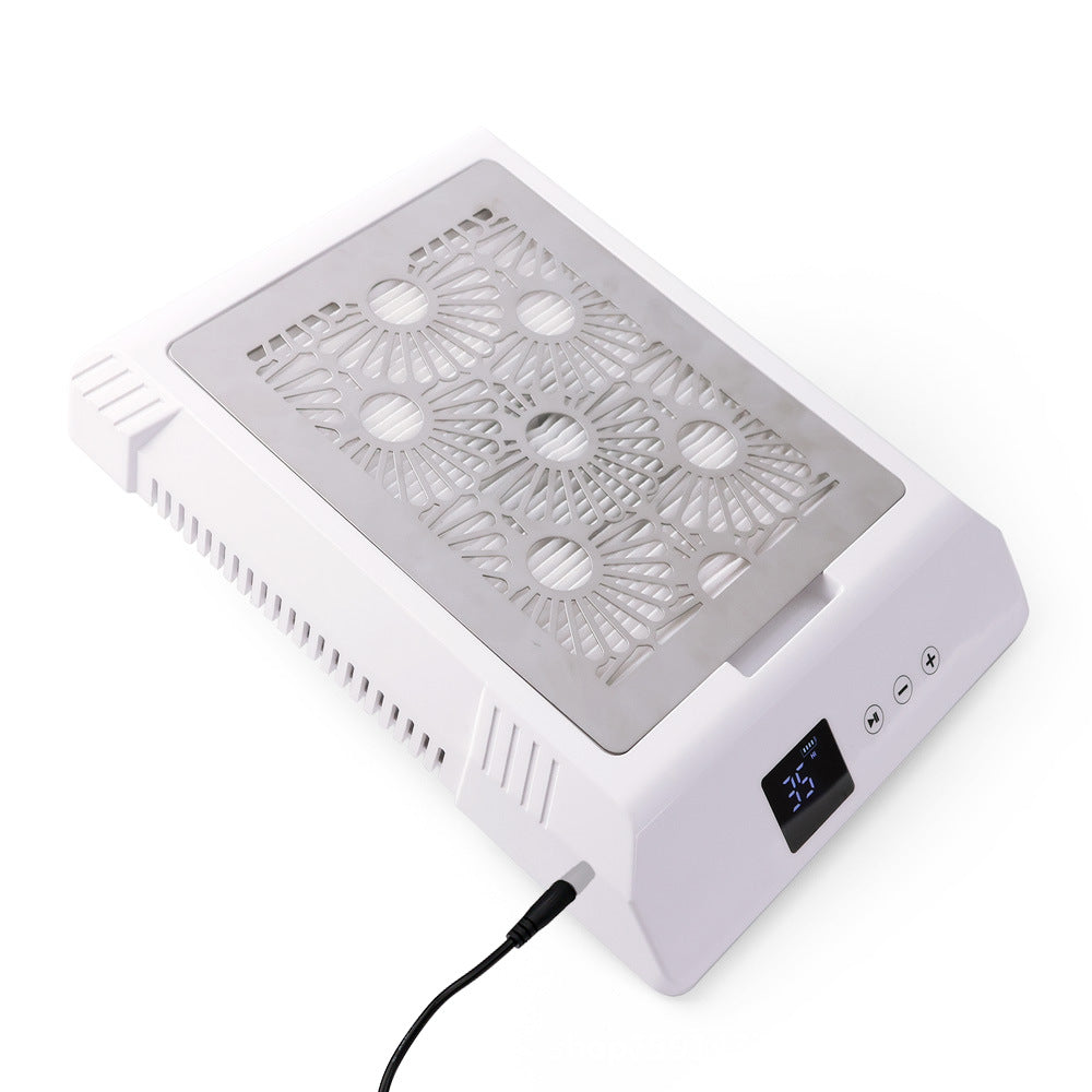 Desktop Nail Dust Cleaner with Filter for Manicure Dust Absorption