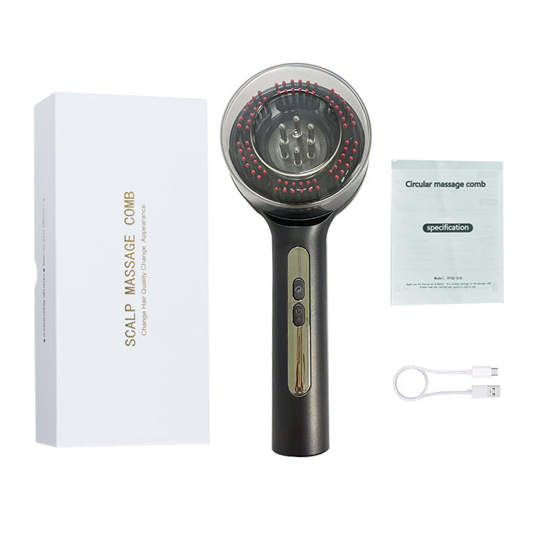 Electric Red Light Scalp Massage Comb Hair Growth