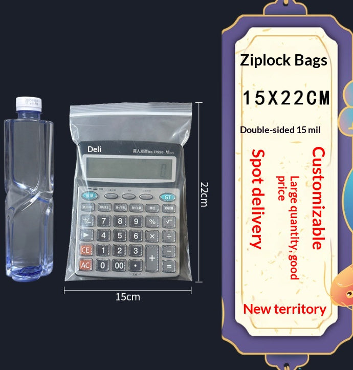 Food-Grade Plastic Packaging Bags Bulk Food Storage Bags for Kitchen