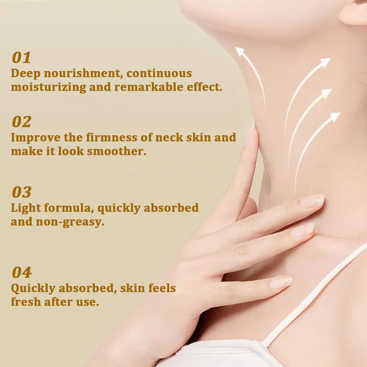 Firming Lifting Moisturizing Double-roller Neck Cream