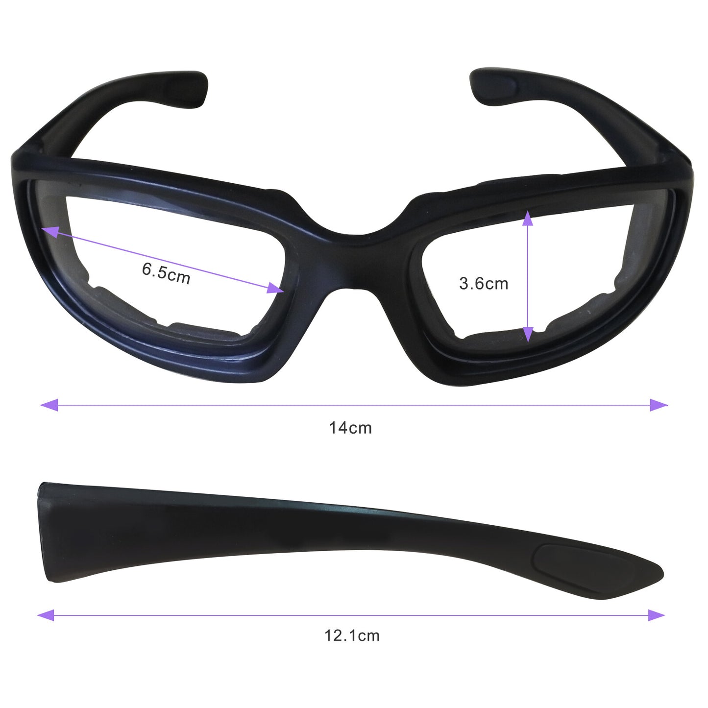 Cycling Sunglasses with UV400 Protection - Clear Lens