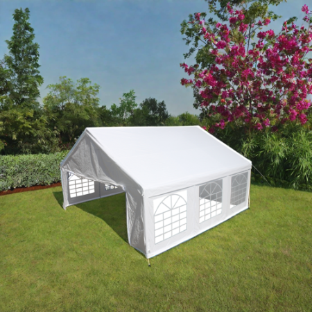 Heavy Duty 20x20 Feet Party Tent with Carry Bags - White