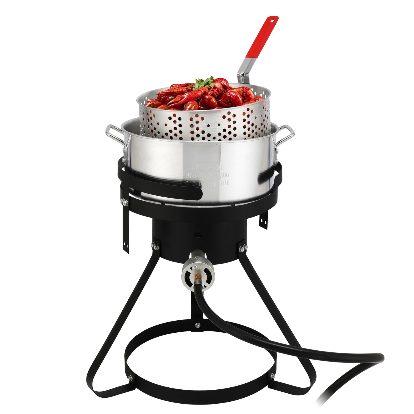 30QT Turkey Fryer & 10QT Fish Pot Set - Outdoor Cooking