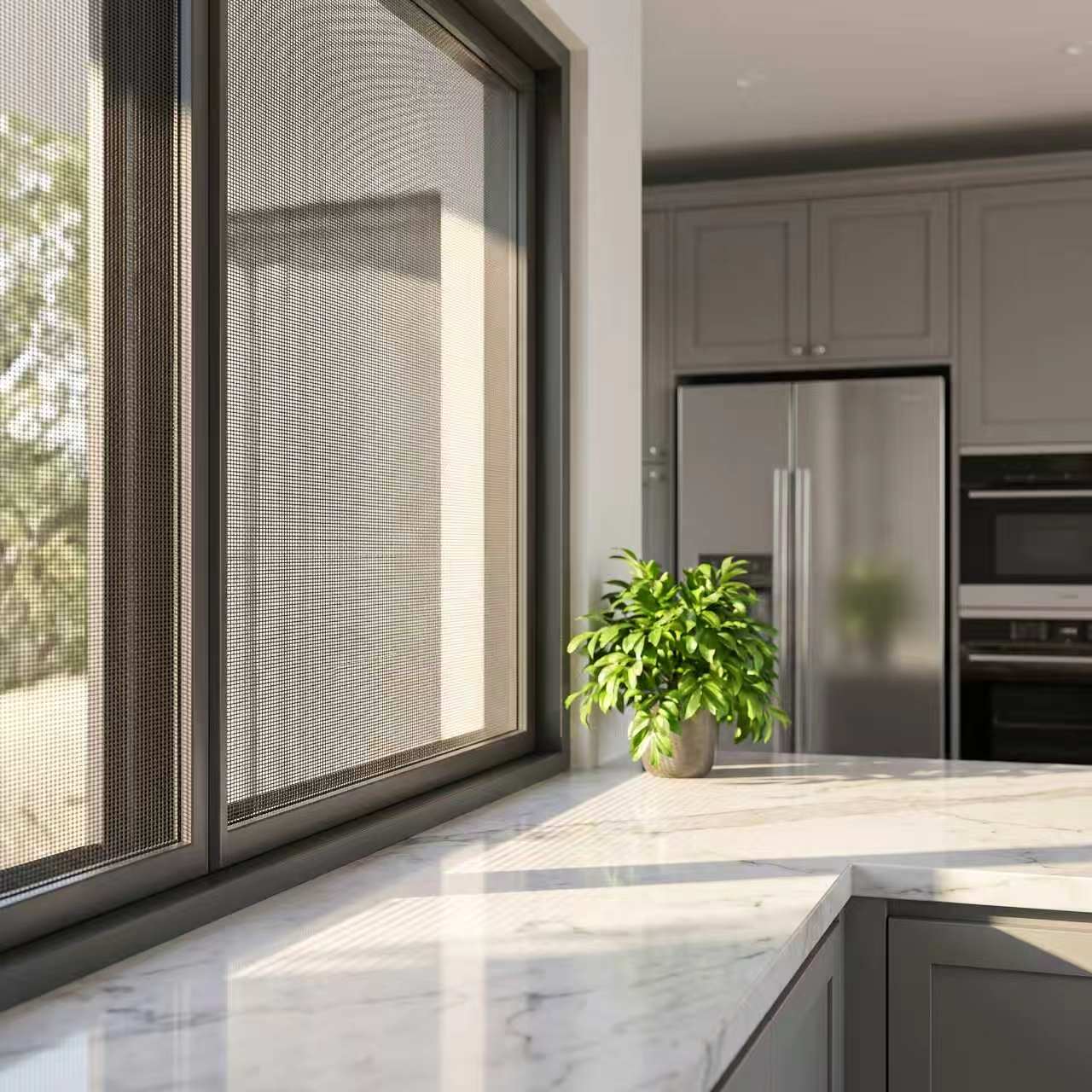 304 Stainless Steel Window Screen Roll - Black 24" x 48"