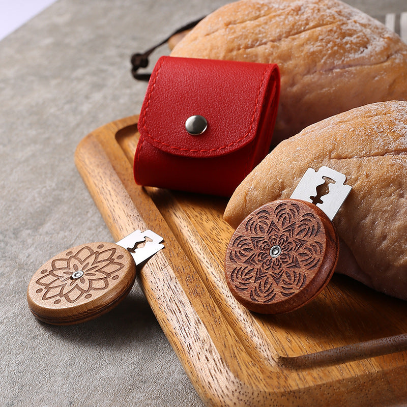 UFO Bread Cutter with 5 Blades - Rosewood Kitchen Tool for Baking & Bread Repair