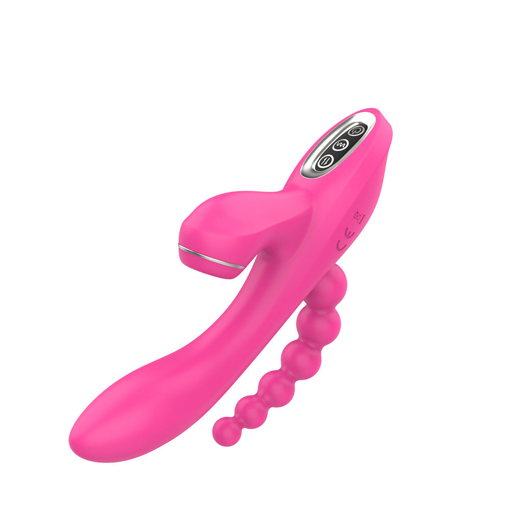 Multi-frequency Vibration Sucking Device for Women - Rechargeable Silicone Massager