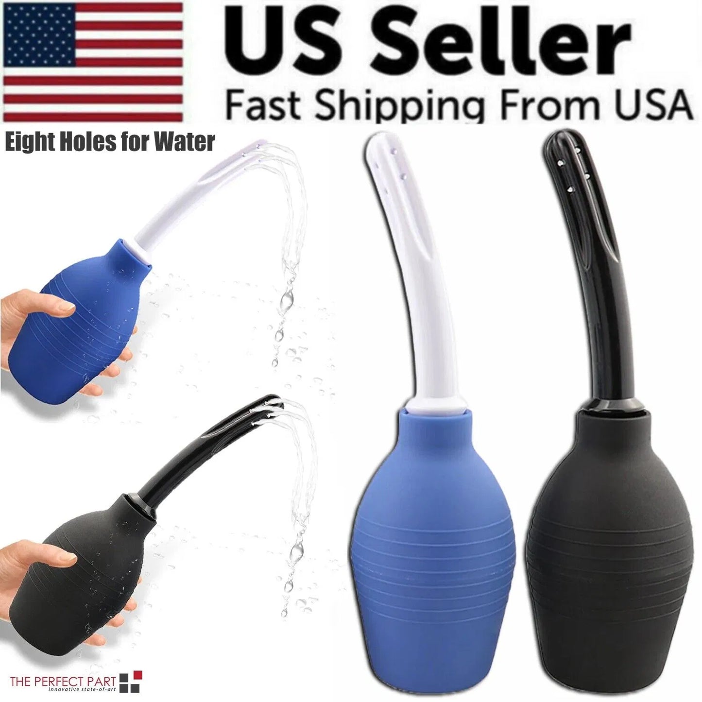 310ml Rubber Enema Bag Cleaner Kit - Multiple Colors Available