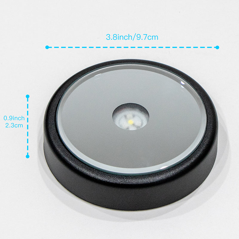 LED Light Base for 3D Crystal Displays - Wooden, Rotating & Color Options