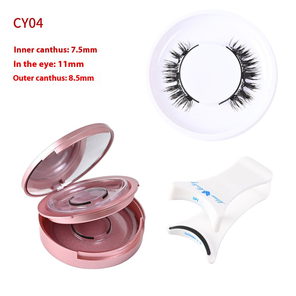 Magnetic Glue-Free False Eyelashes - Natural Look, Long-Lasting, Collection Use