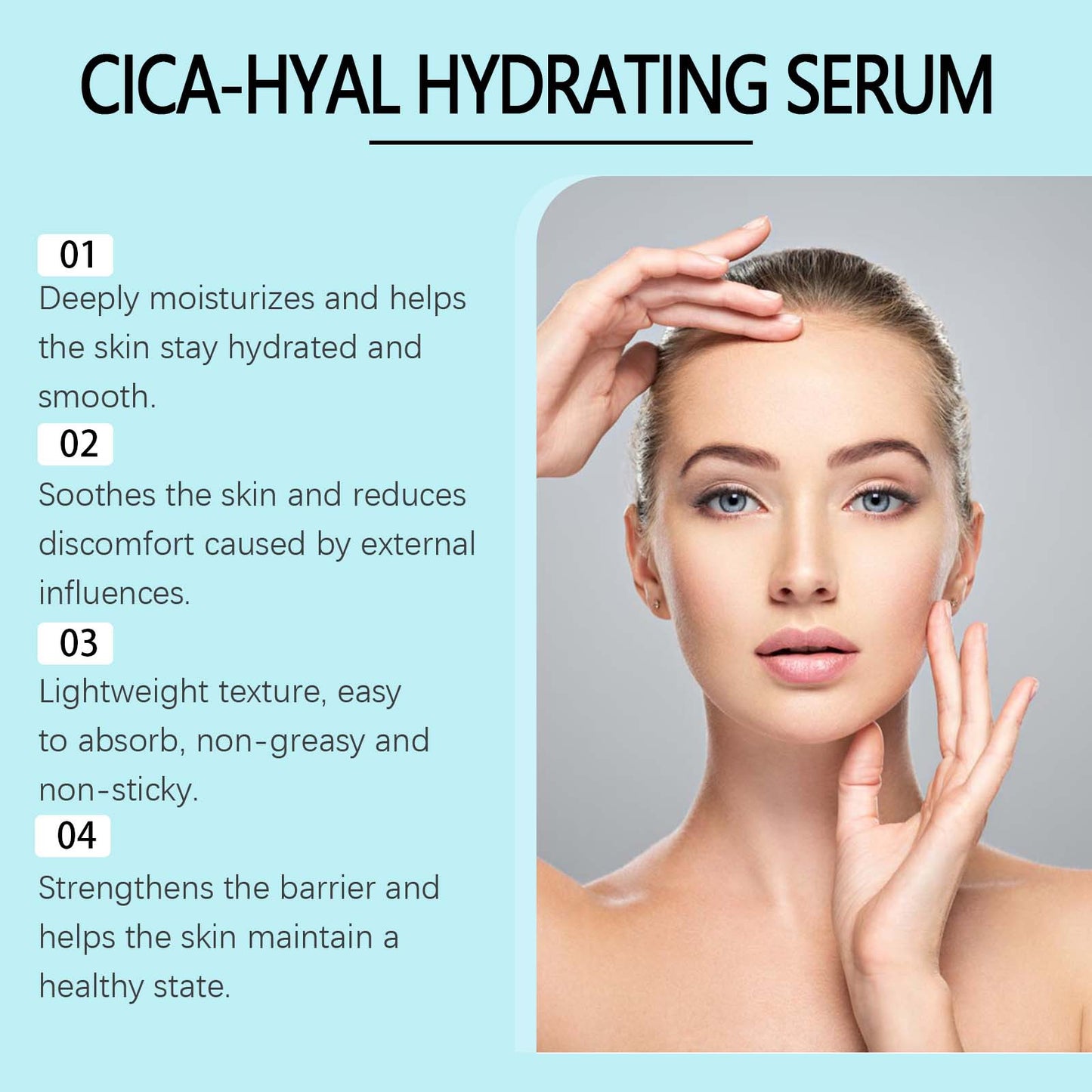 Hyaluronic Acid Moisturizing Facial Lotion for Sensitive Skin - 30ml