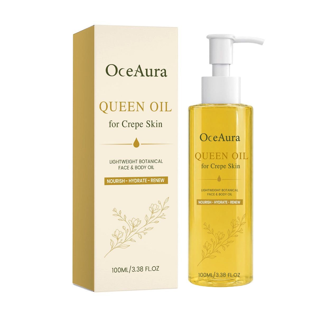 Hydrating Facial Skincare Oil - 100ml Glow-Boosting Moisturizer for Face