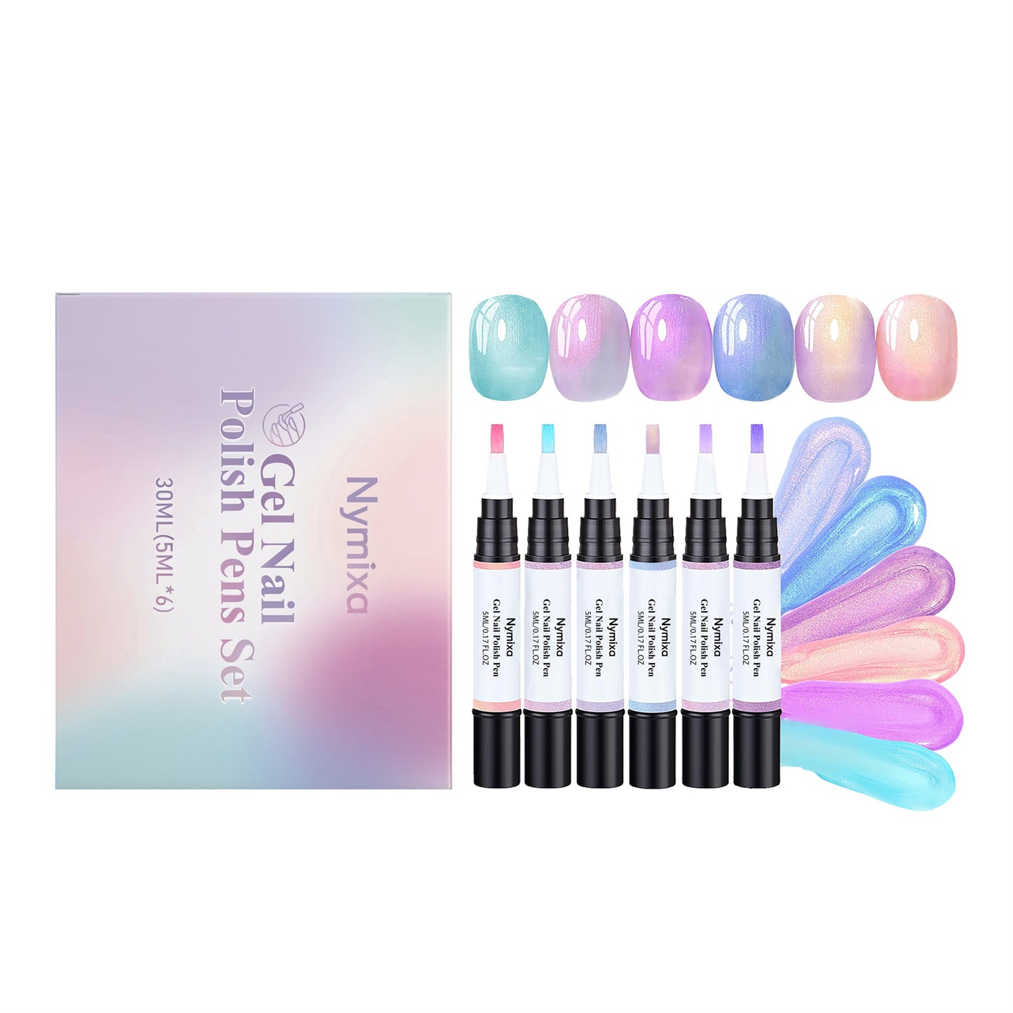 Gel Nail Polish Pens Set - Nail Art & Design Tools for Manicure