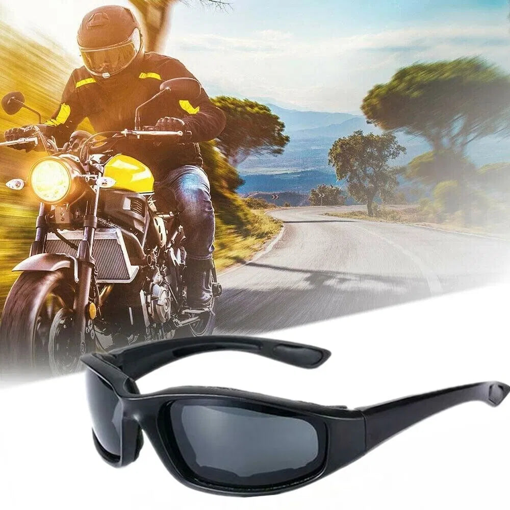 Motorcycle Riding Glasses with UV Protection & Wind Resistance