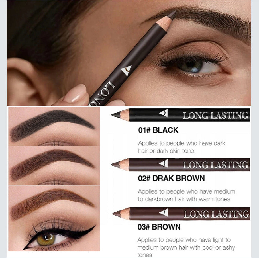 Waterproof Sweat-proof Eyeliner Pencil - Smudge-proof Long-lasting Makeup