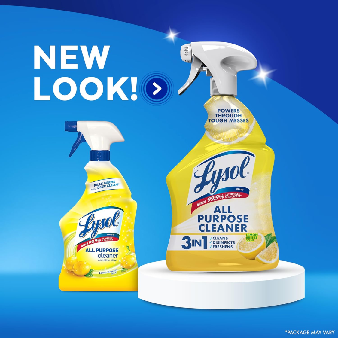 Multi-Purpose Disinfectant Cleaner Spray - Lemon Breeze Scent, 32 Fl Oz