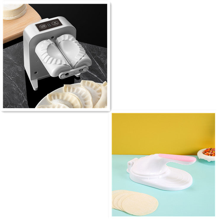 Automatic Dumpling Maker Machine - Easy Kitchen Dumpling Tool, White