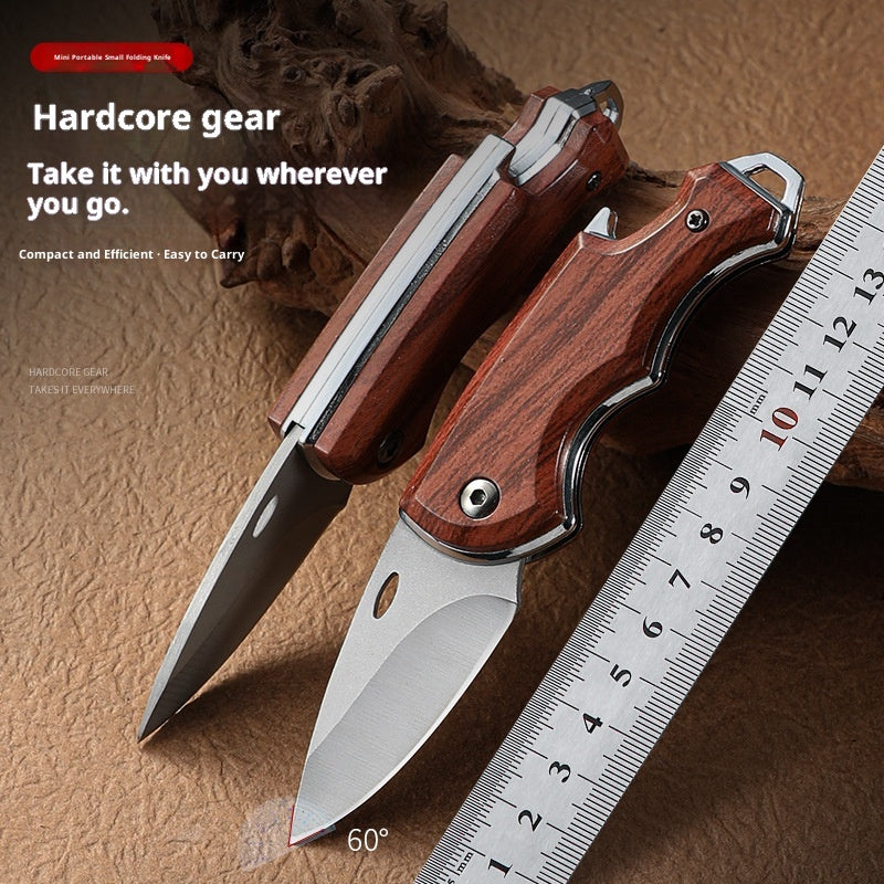 Foldable Multi-Purpose Camping Knife with Stainless Steel Blade - Self-Defense & Unpacking