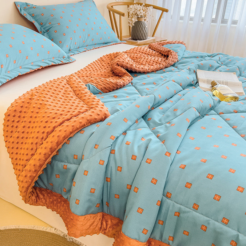 Summer Velvet Blanket Cover Set - Multiple Sizes & Patterns