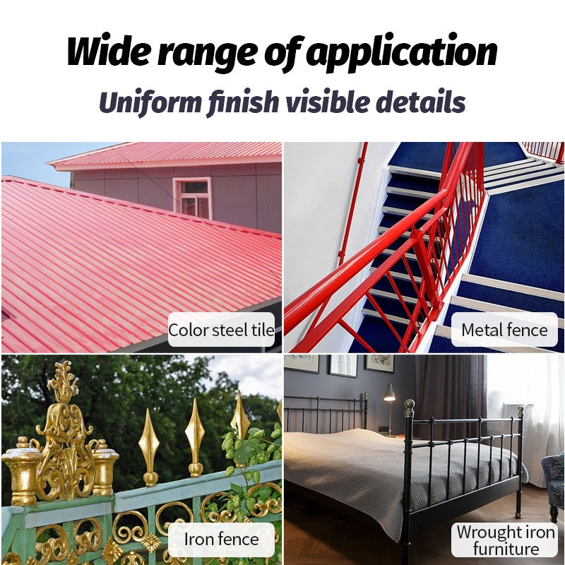 Door Rail Renovation Set with Brush and Paint for Home & Garden