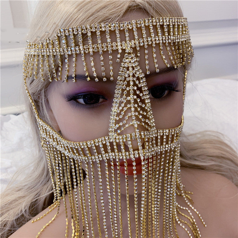 Rhinestone Head Chain Headwear - Multiple Colors