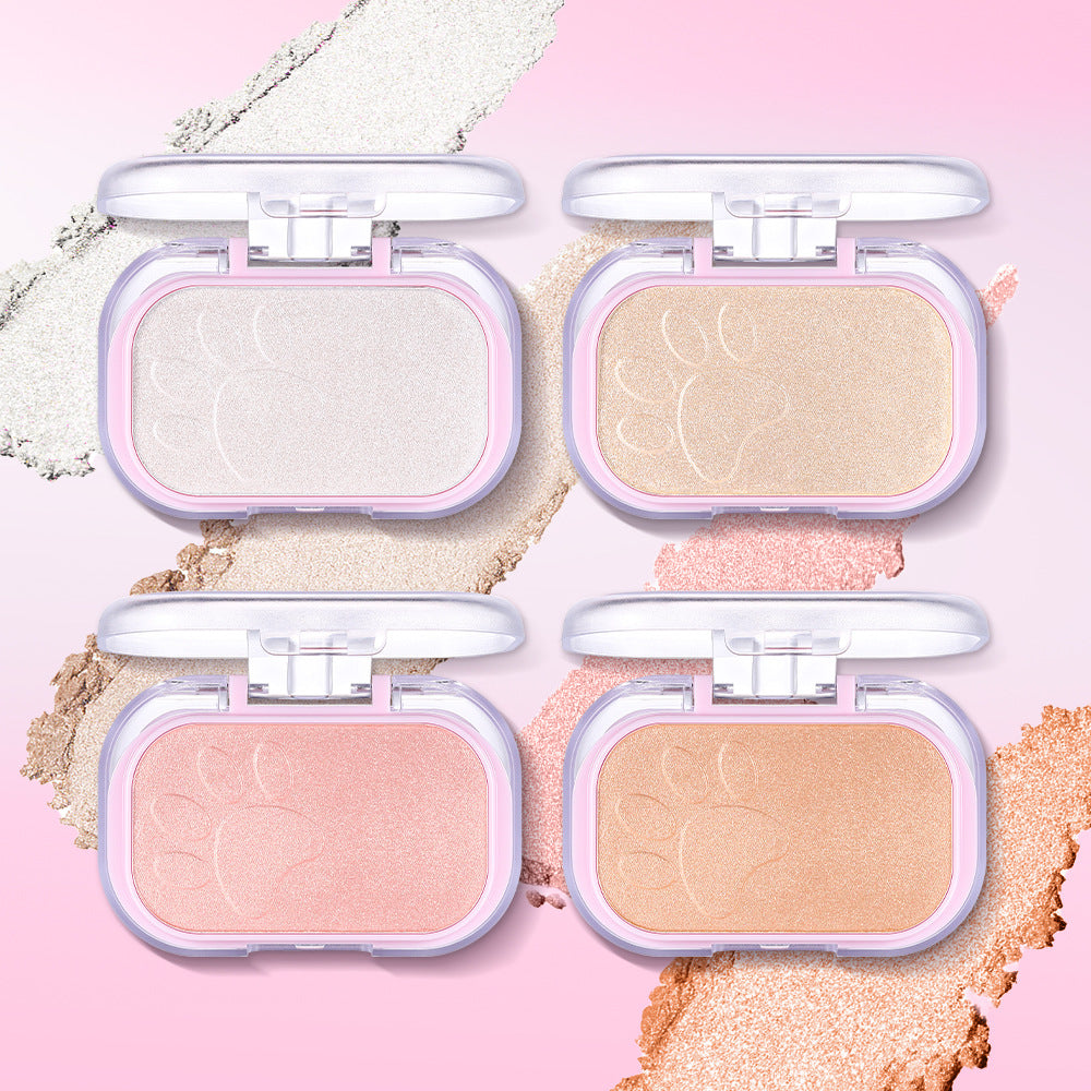 Highlight Contour Compact Makeup Powder Set - Four-Color Sequins