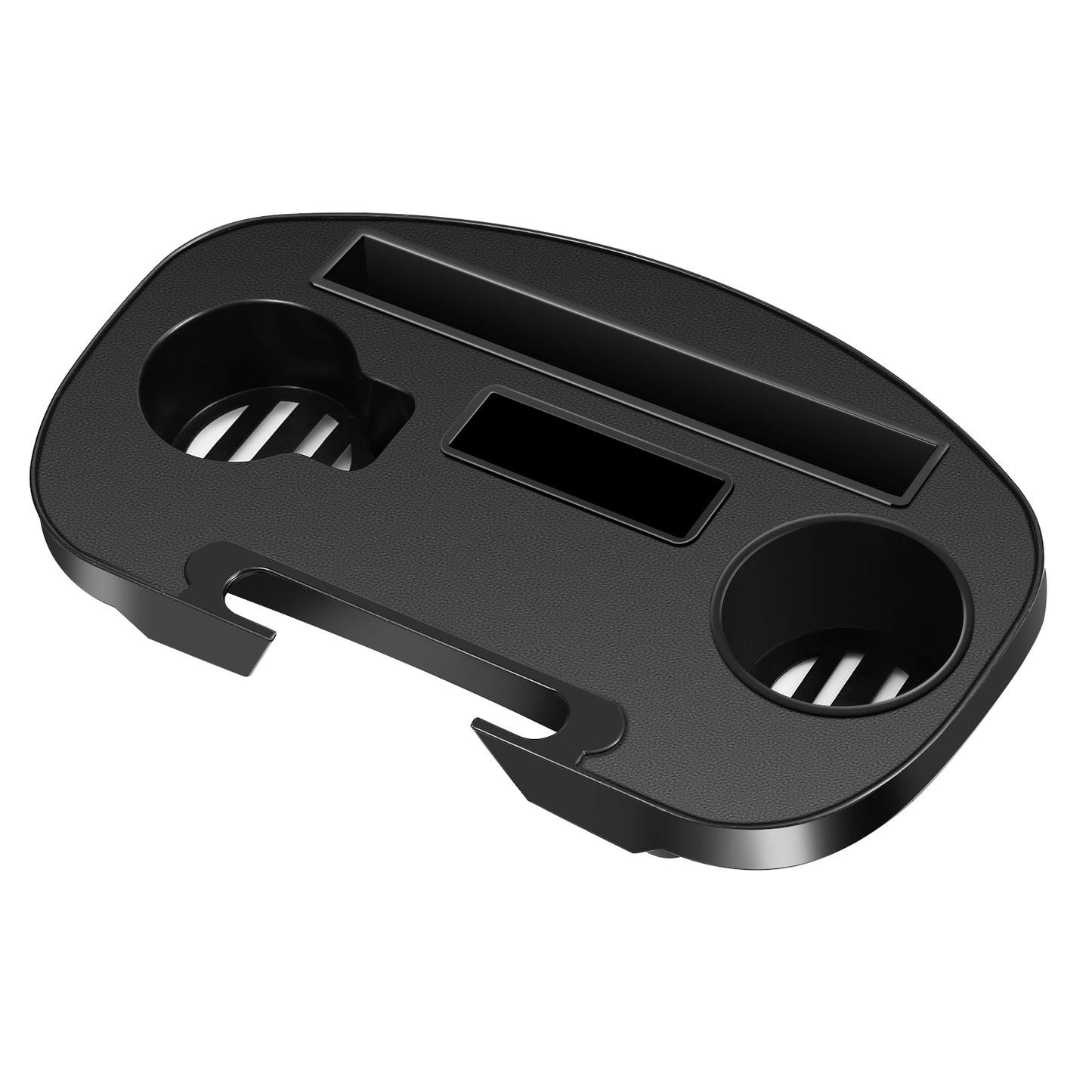 Zero Gravity Chair Cup Holder - Heavy-Duty Clip-On Tray - Black
