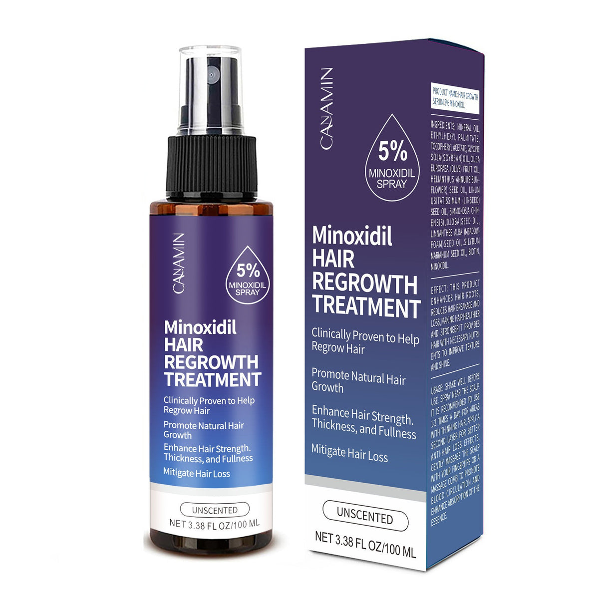 Minoxidil Hair Growth Spray - 100ml