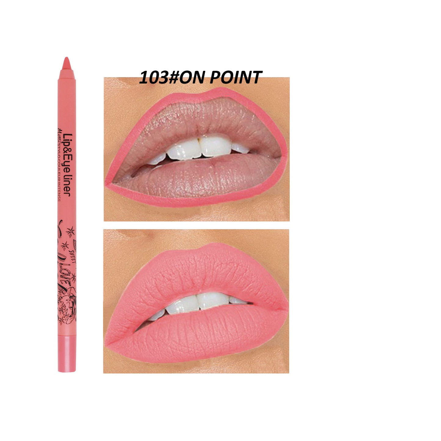 Matte Lip Liner - Discoloration Resistant Outline Lipstick 20 Colors