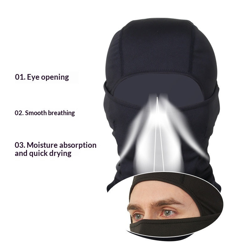 Mesh Face Mask - Breathable Sun Protection for Outdoor Sports