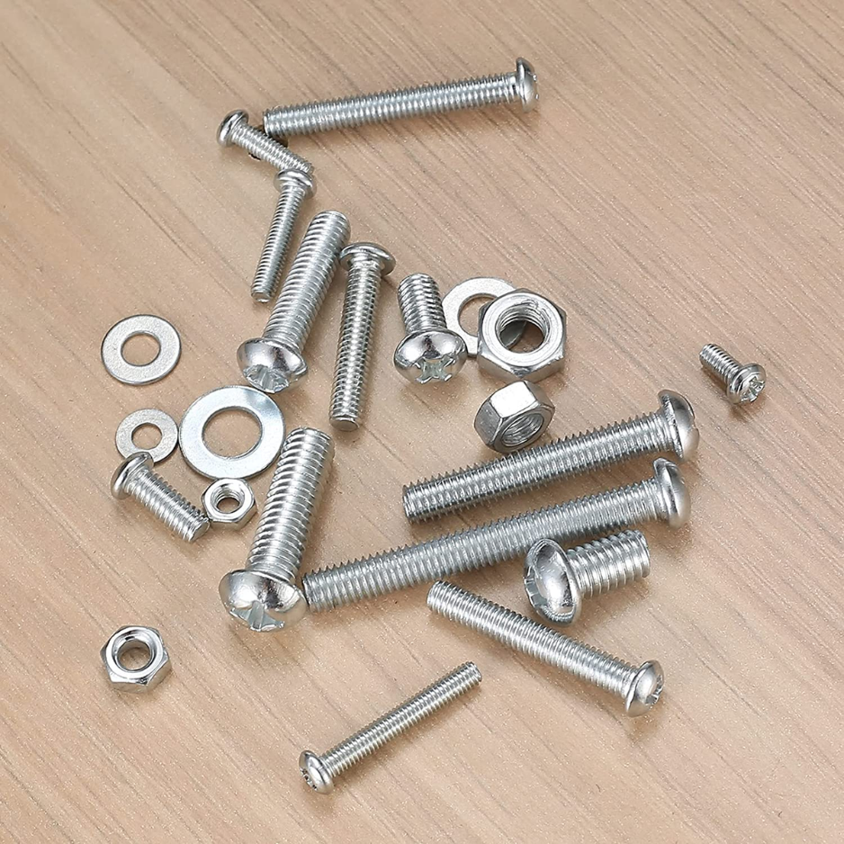 1080-Piece Metric Screws, Bolts, and Nuts Assortment Kit