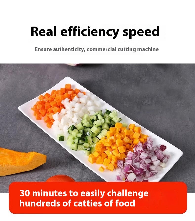 Commercial Vegetable Cutter Multi-Function Dicing and Slicing Tool - US Three in One
