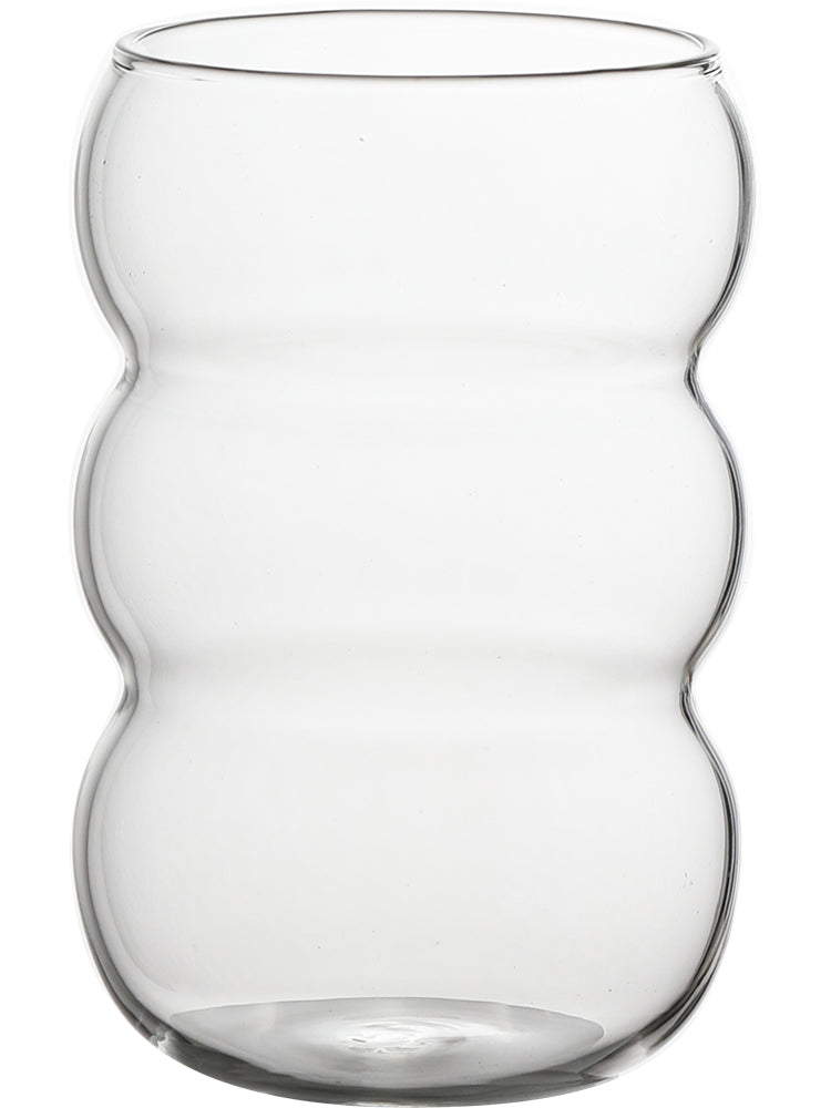 Large Capacity Glass Coffee Cup - Transparent Drinkware for Home & Cafe