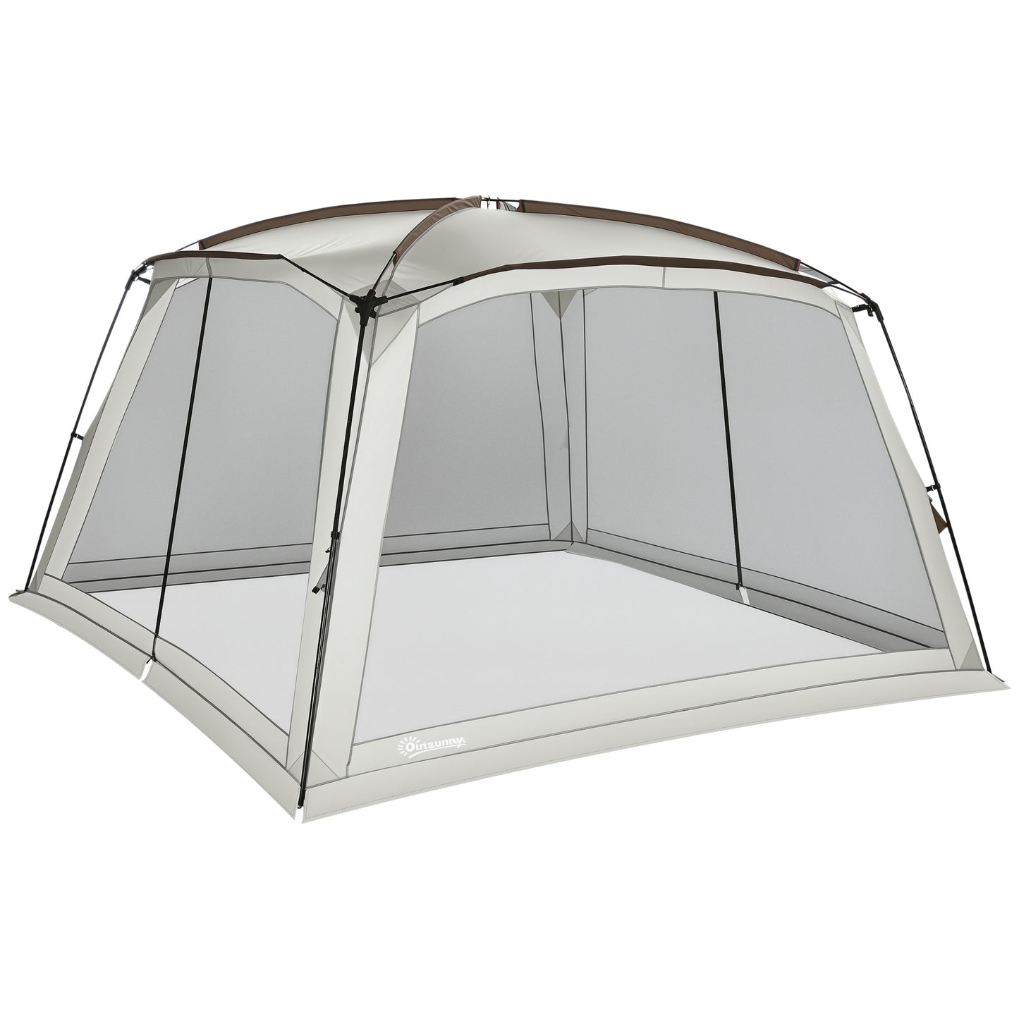 12x12 UV50+ Screen Tent with 2 Doors & Carry Bag - White